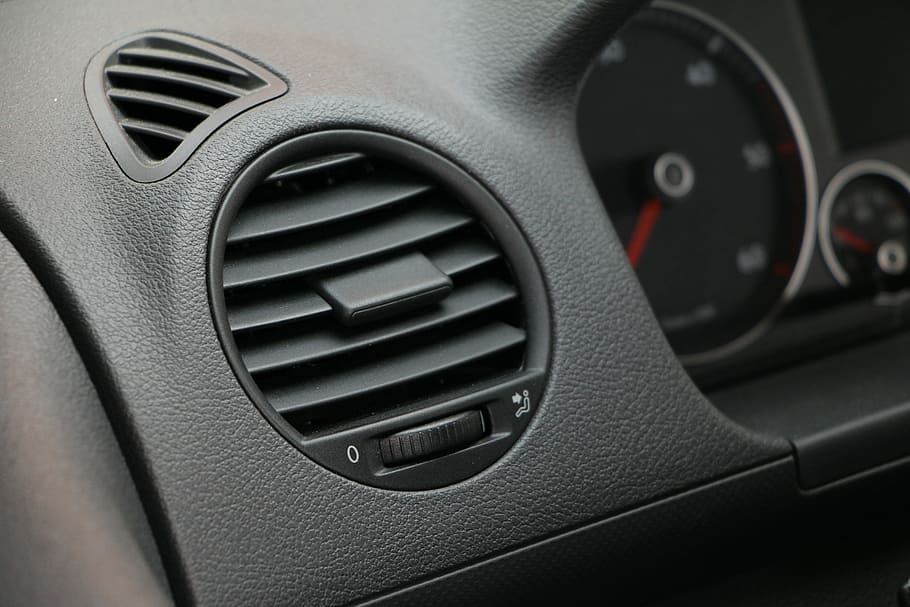 car dashboard with plastic trim