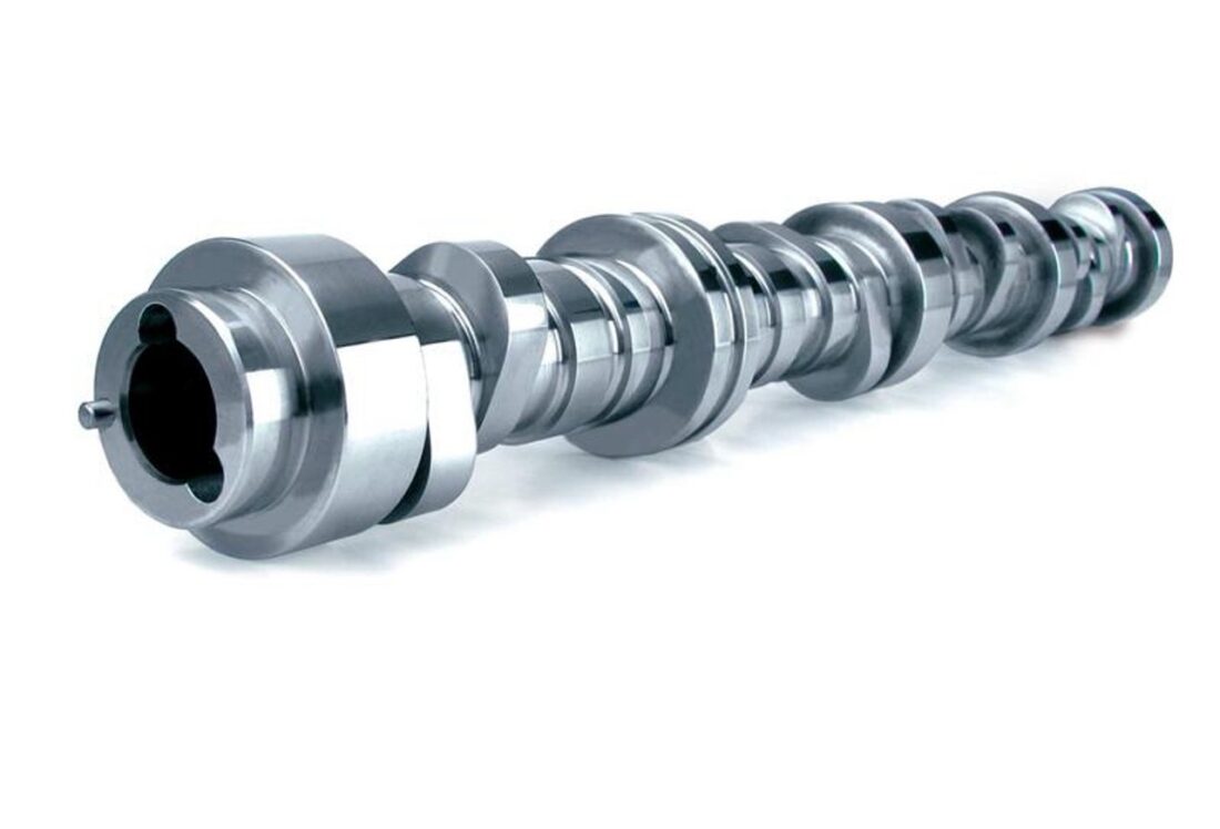 Camshaft on white background